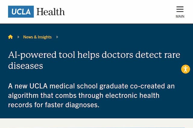 AI-powered tool helps doctors detect rare diseases